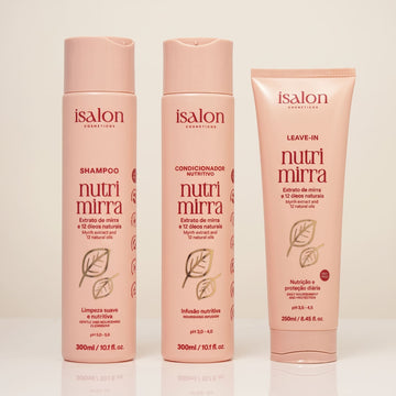 Combo Nutri Mirra Shampoo 300ml + Condicionador 300ml + Leave In 250ml