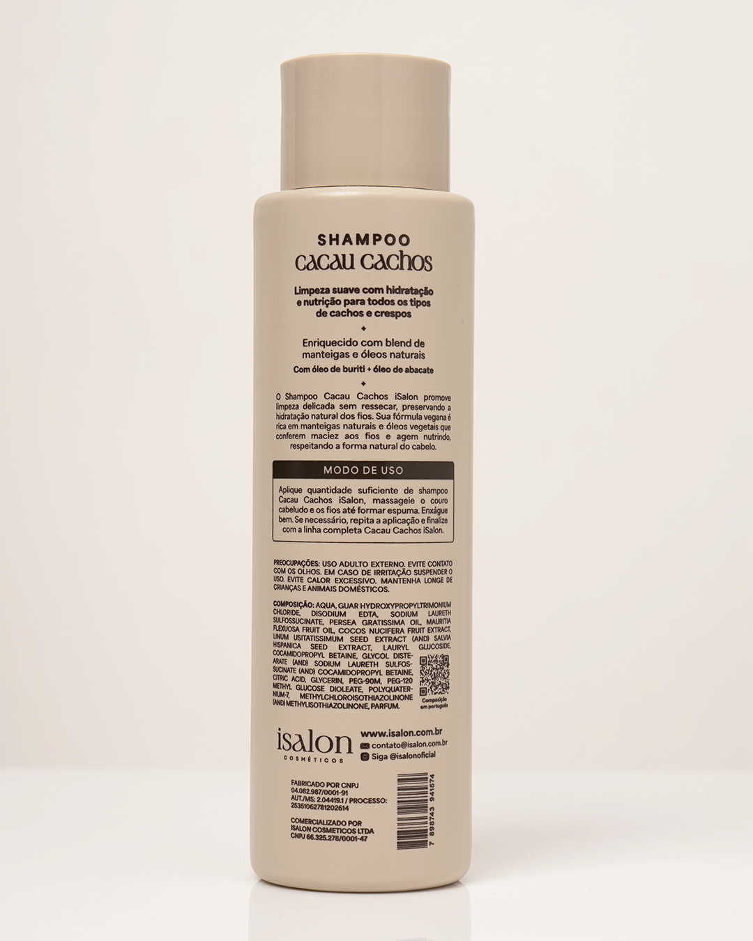 Shampoo Cacau Cachos 500g