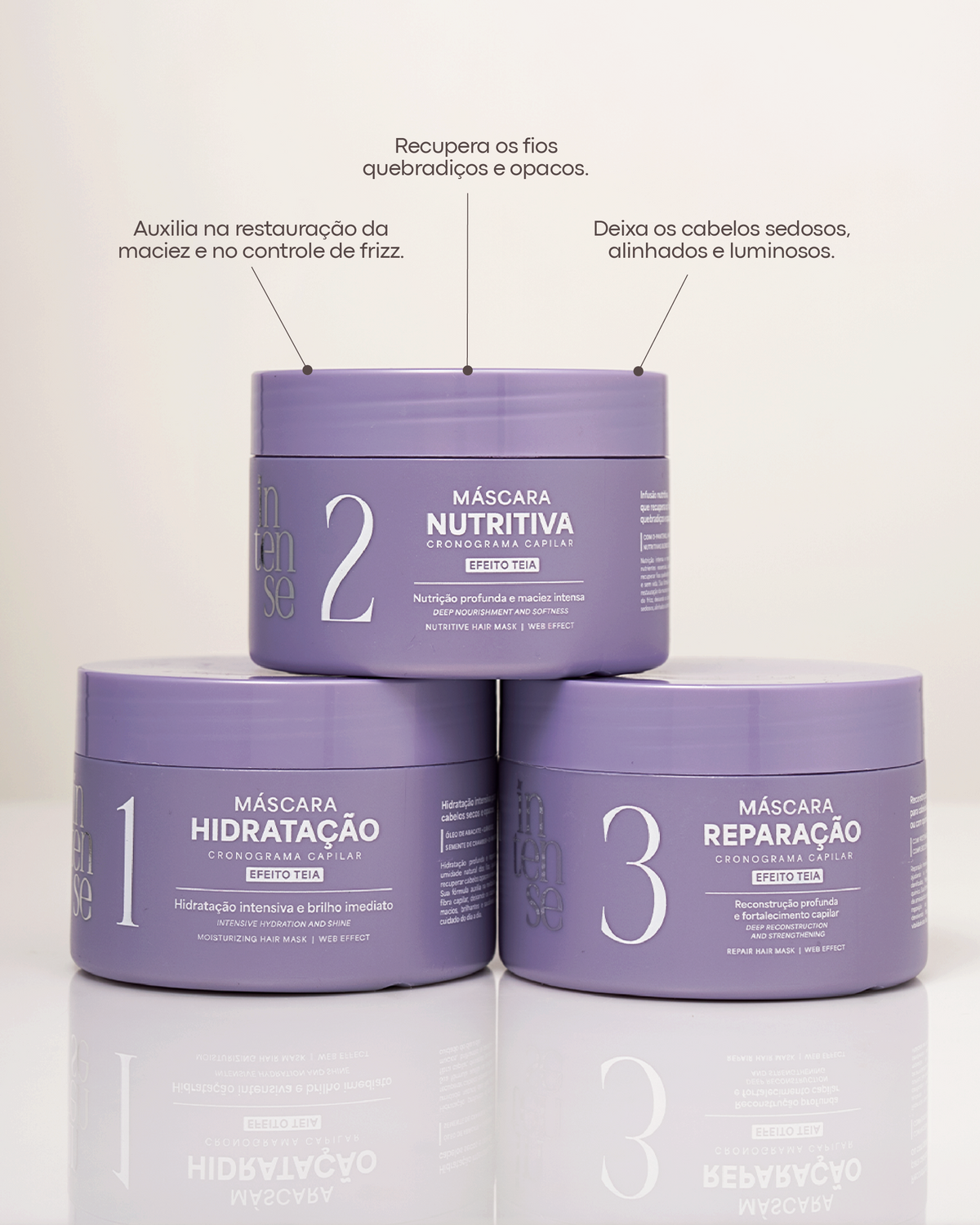 Máscara Nutritiva Cronograma Capilar 300g - Intense