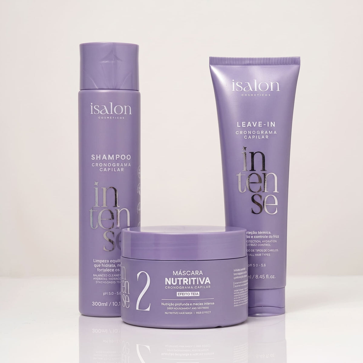 Kit Essencial Intense Nutrição Shampoo 300ml + Leave In 250ml + Máscara 300g