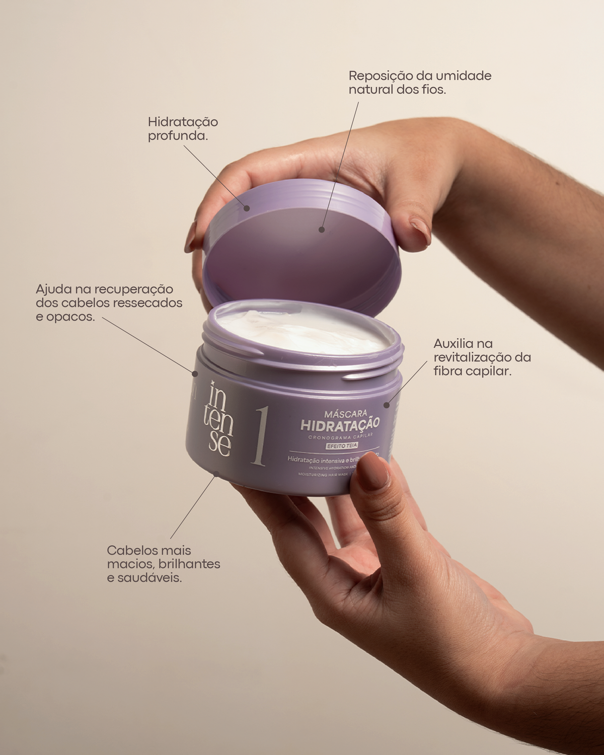 Máscara Hidratação Cronograma Capilar 300g - Intense